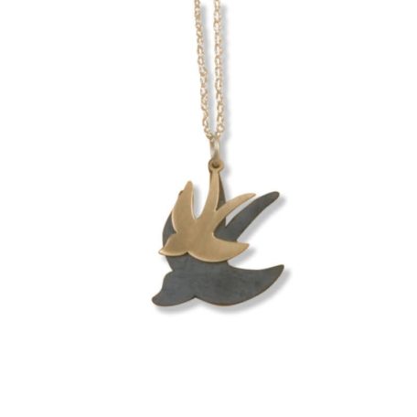 A Pendant with a bird on it symbolizing a paired flight.