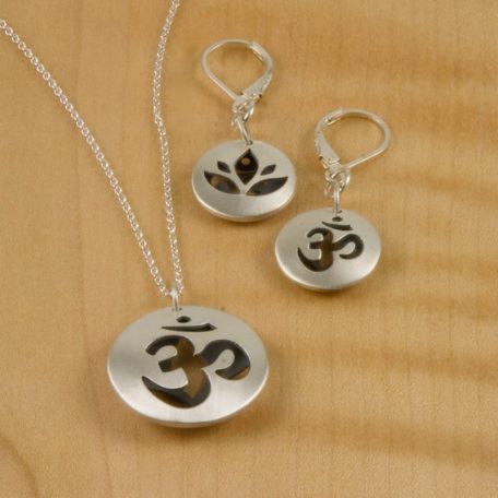 Sanskrit Drop Earring set.